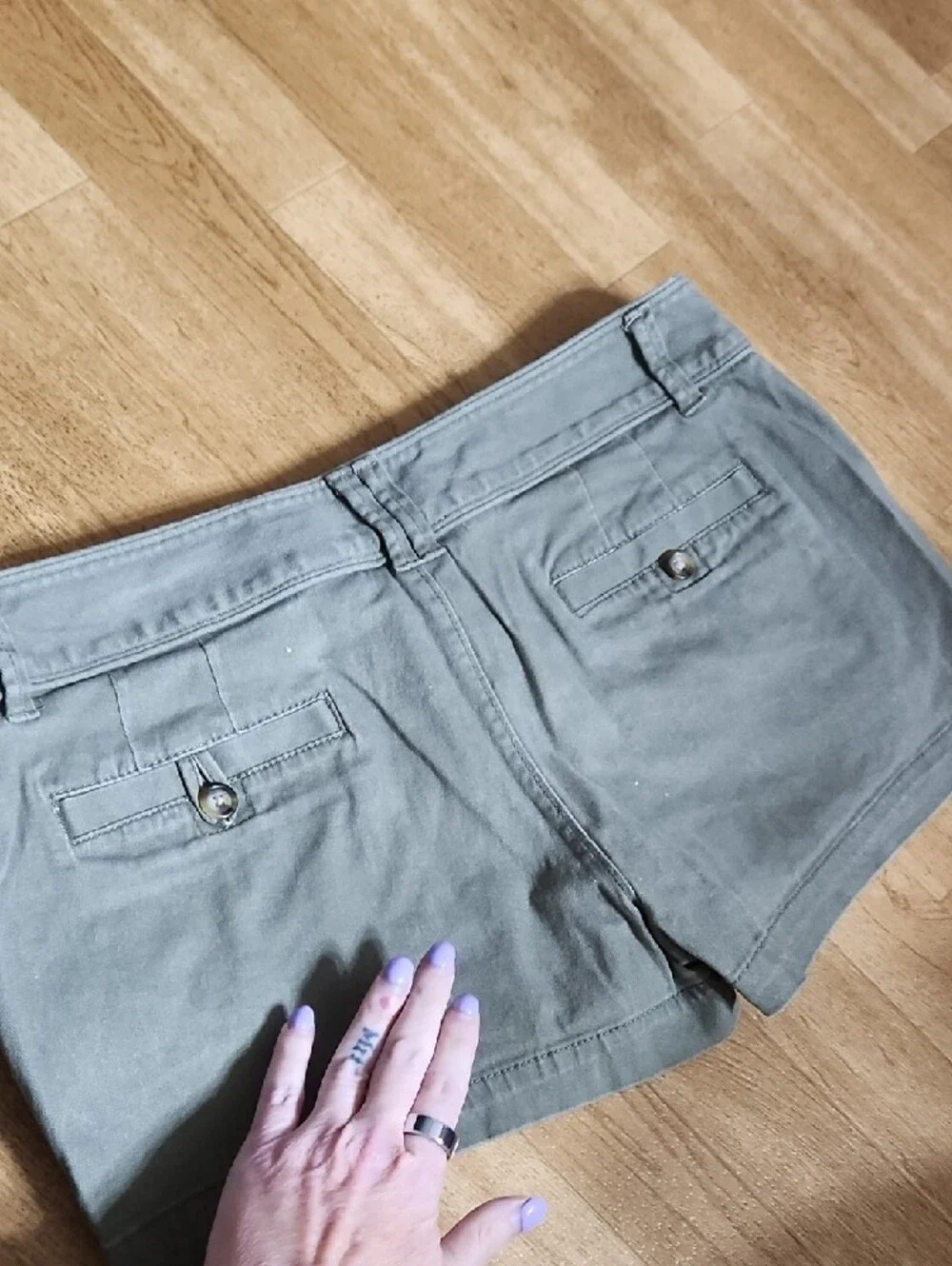 Y2k Womens Shortie Chinos